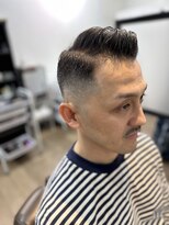 クロム トウキョウ ザ バーバー 新宿(CHROM TOKYO the Barber) 分髪スキンフェードスタイル