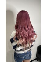 ヘアーデザイン ジェルム(Hair Design germe) ピンク×ホワイトインナー　--RINA--