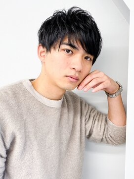 シアター 高崎(THEATER) 爽やかニュアンスセンターパート清潔感アッシュブラウン