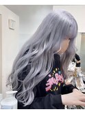 ケアブリーチ×ハイトーン×ペールラベンダー（表参道）