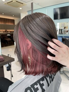 アメイジングヘアー 美沢店(AMAZING HAIR) インナー×ピンク