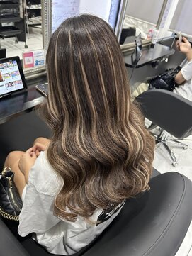 ヘアーデザイン ジェルム(Hair Design germe) エクステでメッシュ　#HIYORI#