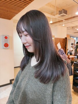 ロウバイレボ 柏(lou by revo) ミディアム/韓国風/レイヤーカット/顔回りカット/柏駅