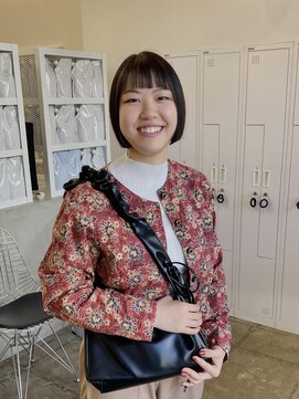 クリアーオブヘアー 池下店(clear OF HAIR) オン眉 × ミニボブ