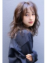 ロゼ 新大宮(ROSE)&nbsp;【ROSE】ウェーブヘア＿レイヤーカット＿アッシュカラー