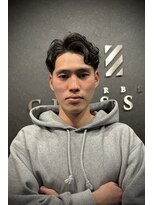 バーバークラシックス(BARBER CLASSICS)&nbsp;かきあげパーマスタイル