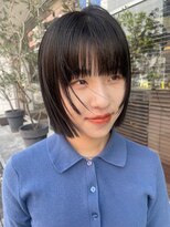 リリックス(Lyrics)&nbsp;ネイビーブラック/ぱつっとラインボブ