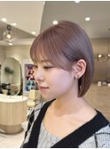 ピンクグレージュボブ/10代/20代/30代/40代/外苑前