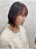 フェイスフレーミング/ピンク/ブリーチ