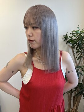 ロテ 名古屋 名駅店(Lote.) イメチェン/ホワイトブロンド/外ハネボブ/美髪/名駅