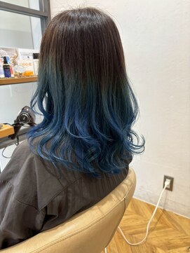 ヘア ルーナ バイ アプリーレ(hair lune by Aprire) 韓国風スタイル小顔レイヤー×透明感艶カラーグラデーション