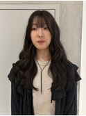 【YOKE】グレージュアッシュ透明感髪質改善顔周りレイヤー前髪