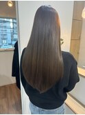 桑名ロングレイヤーカットハッシュカット透明感カラー重めロング