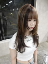 ネアー 新潟(NEER)&nbsp;アプリコットオレンジ/くびれヘア/レイヤーショート［新潟］