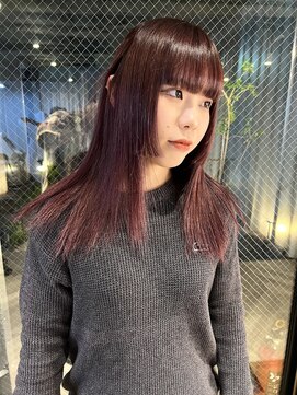 ヌープヘアーアイス(NUUP.hair ici) 20代30代◎ブリーチなし暖色ベージュ×艶髪