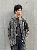 グリーンミドル(GREEN middle)&nbsp;メンズカット/メンズパーマ:スパイキー/メンズショート/癖毛風