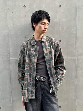 グリーンミドル(GREEN middle) メンズカット/メンズパーマ:スパイキー/メンズショート/癖毛風