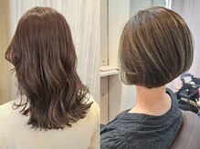 ピリナ(PILINA)の雰囲気（ショート、ロング再現性高くカット【白髪染め】/白髪活かしカラ）