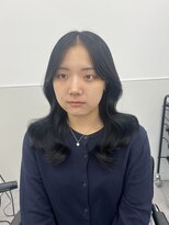 ゴウトゥデイシェアサロン 町田店(GO TODAY SHAiRE SALON)&nbsp;黒髪ミディアムレイヤー【町田】