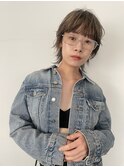 ショート/レイヤーカット/カーキベージュ