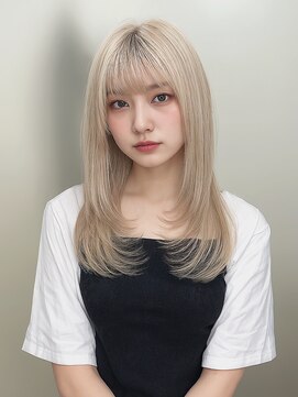 イザ トーキョー(IZA TOKYO) 髪質改善小顔ヘアツヤ髪スタイルミディアムレイヤー
