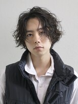 メンズサロン ゴールド 名古屋(GOALD)&nbsp;メンズボブパーマ　スパイラルパーマ　波打ちパーマ　ツイスパ