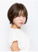 【小顔見え】まとまり重視のショート