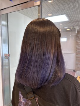 イグレック 庄内本店(igrek) ◆ツヤ感×ムラサキグラデーションカラー◆