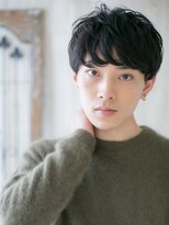 トニーアンドガイメン ホテル京阪仙台店(TONI&GUY MEN)&nbsp;ブラック前髪パーマビジカジ爽やかフェザーマッシュk仙台