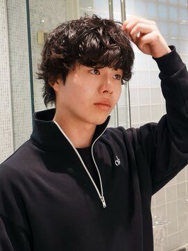 ラパンセヴェールメンズ 栄(LA PENSEE VERT MEN'S) 【MOTOKI】ルーズパーマ