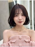 □大人ガーリー/ボブ/韓国/似合わせカット