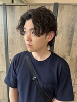 アンソメット 筑後店(UN SOMMET)&nbsp;シャドウパーマ　波巻きパーマ　縦落ちパーマ
