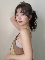 フィルムス 横浜(FILMS+)&nbsp;デジタルパーマ/ミディアムレイヤー/韓国巻き風/顔周りカット