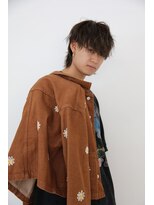 ロアー ヘアー マックイーン 流山おおたかの森店(RAWR hair McQueen) 【RAWR】無造作マッシュウルフで魅せる色気とこなれ感