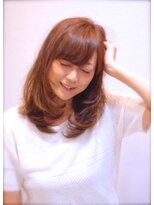 マリーナヘアー(marina hair) 【marina hair　武蔵小杉】暖色カラー☆ガーリーミディ
