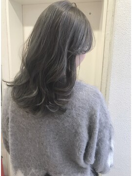 ヘアーデザイン シュシュ(hair design Chou Chou by Yone) ☆chou chou☆細めハイライト×ブルージュ×レイヤースタイル♪