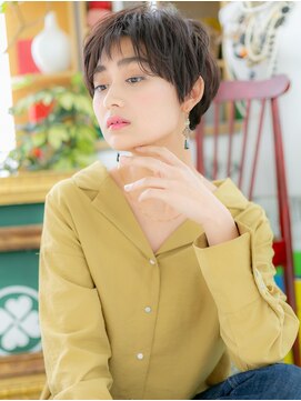 カバーヘアアンドスパ ブリス 浦和(COVER HAIR&SPA bliss) *bliss浦和*くせ毛風ニュアンスショートで洗練大人女子a