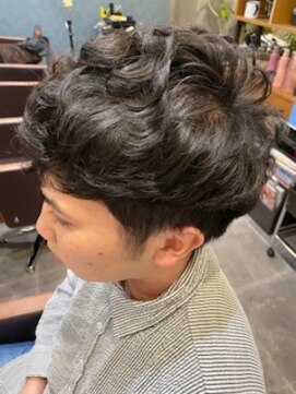 ボヌール ヘアーワークス(Bonheur hair works) 黒髪×パーマ