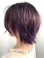 クアトログランシュ 水戸店(QUATRO×GranCieux) ラベンダーミディアムショート