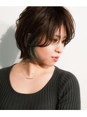 クールショート×インナーカラー