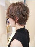 30代/40代/ショートカット/小顔/ショートボブ