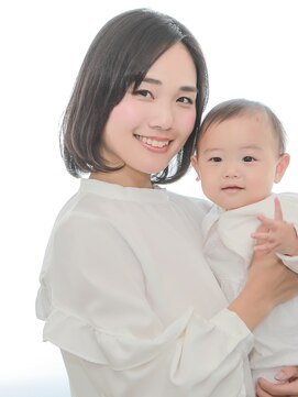 ヘアーサロン ラフリジー(Loufreasy) 忙しいママにも♪ヘアカラーだけで髪のクセやボリュームが収まる