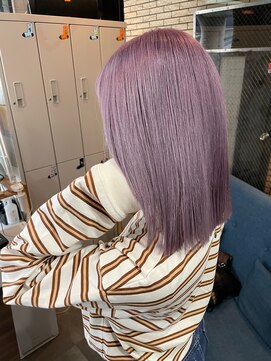 ラフ 難波店(LAFF) #黒髪#ボブルフ#ネビージュ#小顔#ワンレン