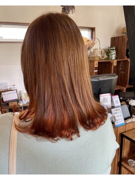 チェリーコークガーデン(CHERRYCOKEGARDEN) インナーカラーオレンジ