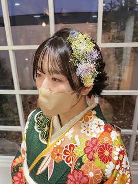 ピーブランズヘアー 大野城コモレビ(P-brandshair onojo Komorebi) [stylist今井] シニヨン