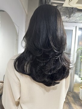 リバレッジ 白金(Leverage) ワンカールレイヤーカット 30代40代50代【白金/目黒】担当 濱口