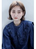 ☆ブリーチなしミルクティーベージュ×外ハネボブ