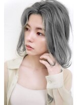 アール 北千住店(ar)&nbsp;ブリーチ2回以上/グレーカラー/モノトーンカラー[北千住]