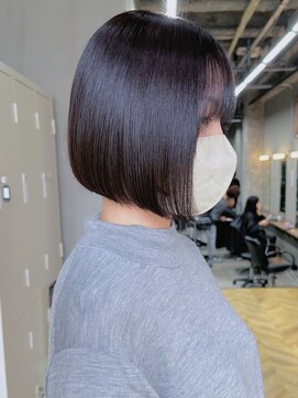 アンジェリカ 立町店(ANGELICA) 【angelica__akki】前下がりボブ