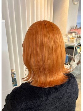 ボックスミコ(Box mico.) 【ナミカラー】ペールオレンジでアニメ風スタイル☆